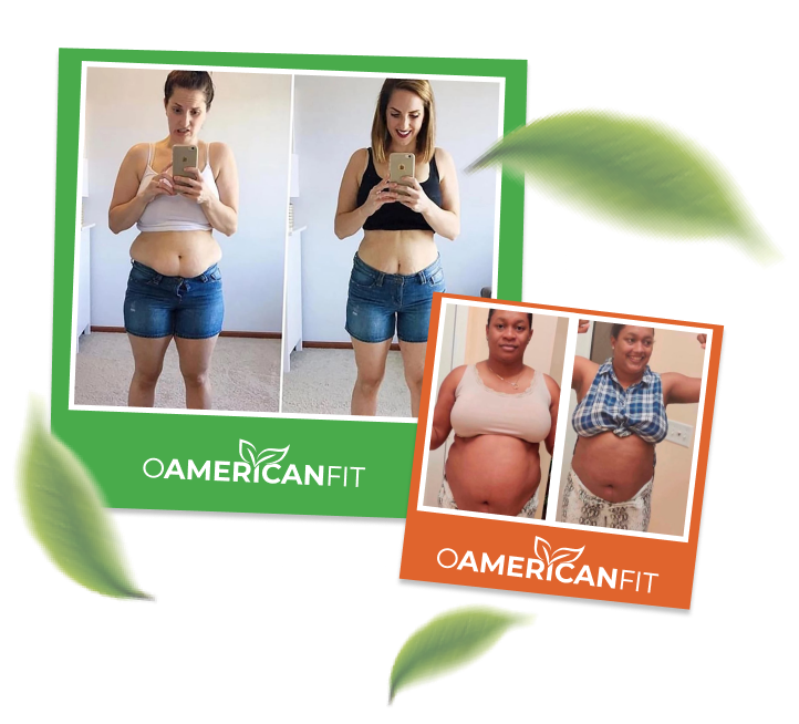 Antes e depois de clientes American Fit