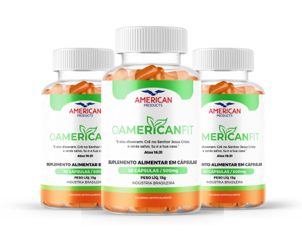 Frascos do suplemento American Fit